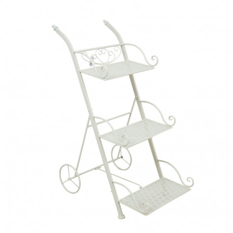 Flower stand SANDY 35x55xH79cm, antique white