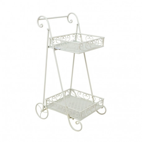 Flower stand SANDY 35x43xH75cm, antique white