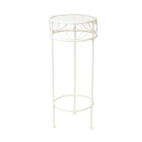 Flower stand SANDY D25xH60cm, antique white