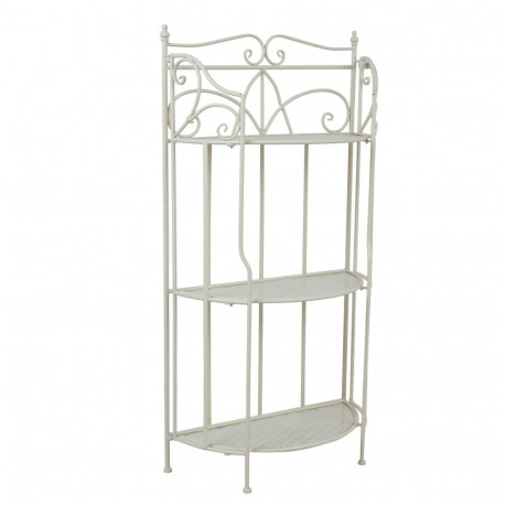 Shelf SANDY 58x28xH114cm, antique white