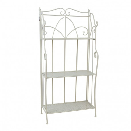 Riiul SANDY 60x32xH125cm, antiikvalge