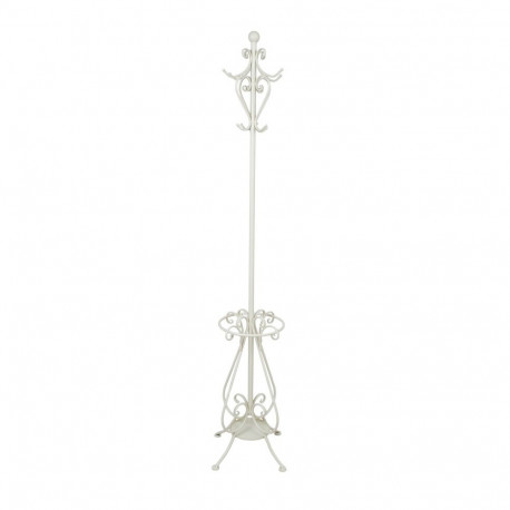 Coat hanger SANDY 43x43xH178cm, antique white