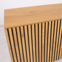 Sideboard HAMPTON 160x40xH80cm, melamine with oak bark