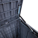 Storage box SAYA 122x54,5x63cm/380L, grey plastic