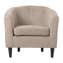 Tugitool WESTER 76x68,5xH74cm, taupe