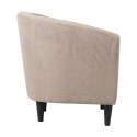 Tugitool WESTER 76x68,5xH74cm, taupe