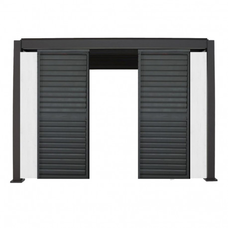 Lamellseina vahepaneel varikatusele MIRADOR-111, valge