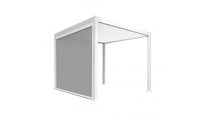 Pull-down screen for gazebo MIRADOR-111 3m, white/light grey