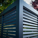 Louvers wall for gazebo MIRADOR-111 123,5cm, dark grey