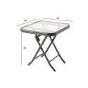 Table DUBLIN 46x46x46cm, foldable