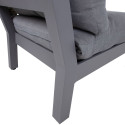 Modular sofa FLUFFY armless section, grey