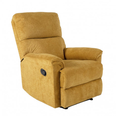 Tugitool GUSTAV manuaalne recliner 80x92xH104cm, kollane