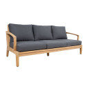 Diivan MALDIVE 3-kohaline 210x89xH86cm, tiikpuu