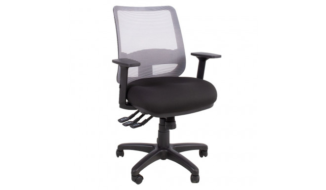 Task chair SAGA black/grey
