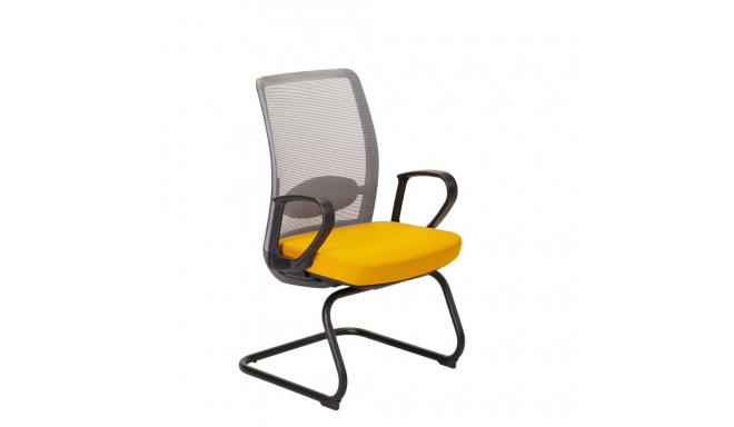 Klienditool ANGGUN, kollane/hall