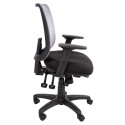 Task chair SAGA black/grey