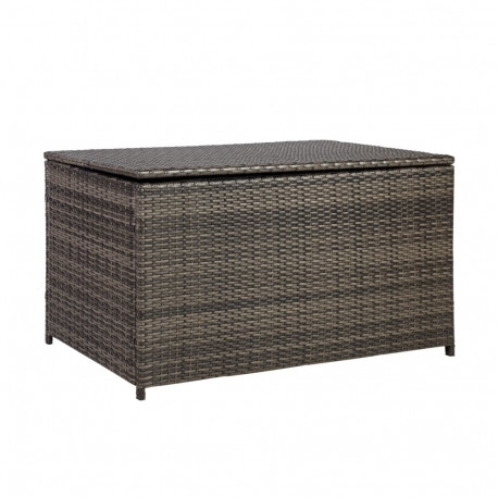 Padjakast WICKER 122x52xH62cm, tumepruun