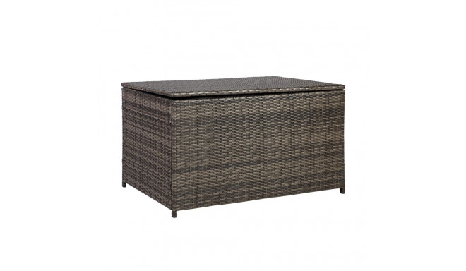 Padjakast WICKER 122x52xH62cm, tumepruun
