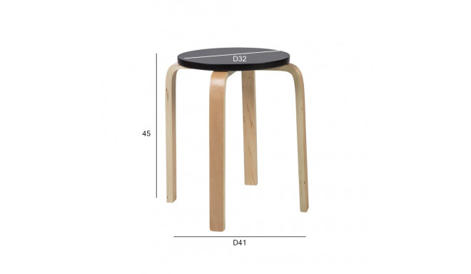 Stool SIXTY-1 black