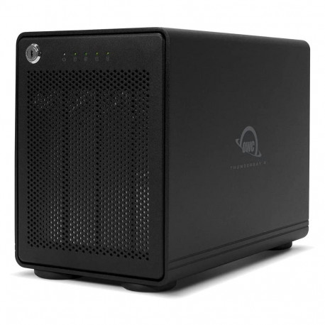 ThunderBay kõvaketta korpus 4 Thunderbolt 3, must