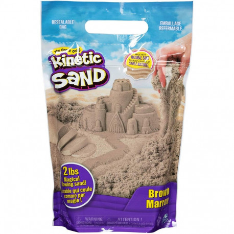 Kinetic Sand mänguliiv 907g, pruun