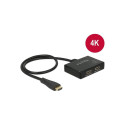 Delock videosignaali jagaja 1xHDMI in - 2xHDMI 4K