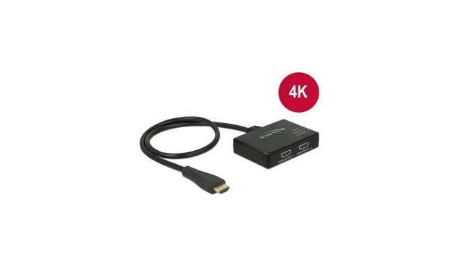 Delock videosignaali jagaja 1xHDMI in - 2xHDMI 4K