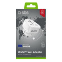 Adapter from Shucko/DE wall plug to Universal plug