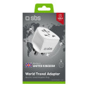 Adapter from UK wall plug to Universal plug