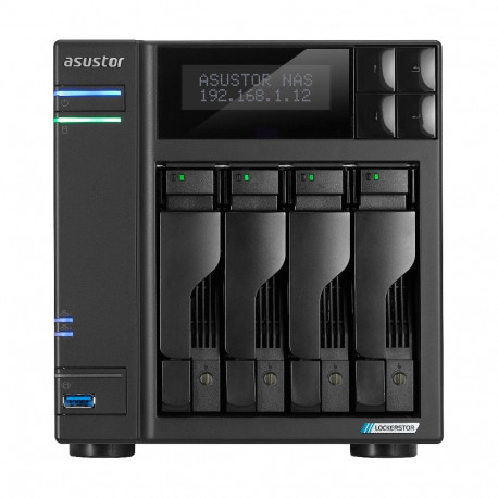 Asustor LOCKERSTOR 4 Gen2 (AS6704T) NAS lauaseade Intel® Celeron® N N5105 4 GB DDR4 0 TB ADM must