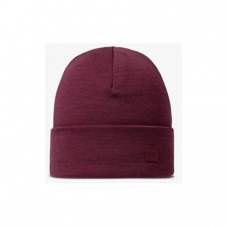 Buff Midweight Merino Wool Hat Red