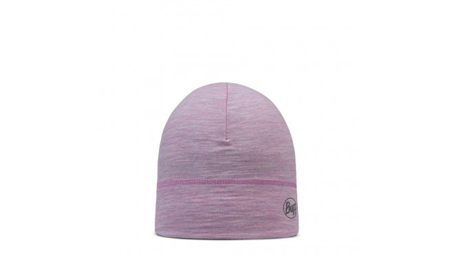 Buff Lightweight Merino Wool Beanie Hat Lilac