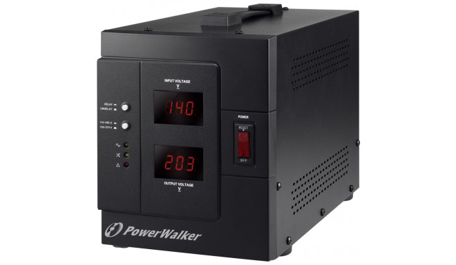 PowerWalker AVR 3000 SIV FR voltage regulator 1 AC outlet(s) 110-280 V Black