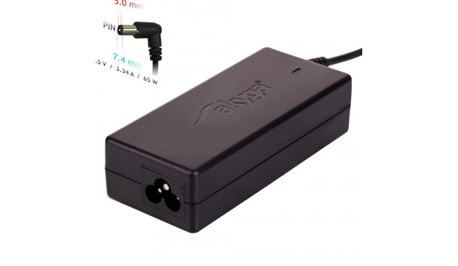 Akyga AK-ND-05 toiteadapter/inverter sisetingimustesse 65 W must