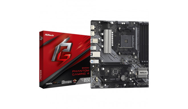 Asrock B550M Phantom Gaming 4 Socket AM4 micro ATX AMD  B550
