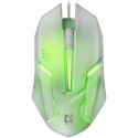 MOUSE DEFENDER CYBER MB-560L WHITE 7-COLORS BACKLIGHT