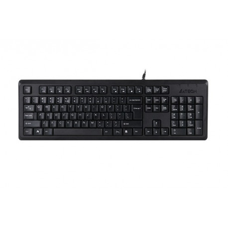 A4Tech KR-92 universaalne USB QWERTY inglise must klaviatuur