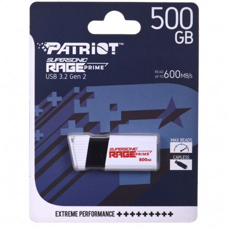 PATRIOT RAGE PRIME 600 MB/S 512GB USB 3.2 8K IOPS