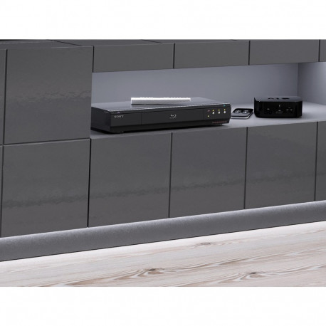 Cama LED valgustusega RTV kapp REJA valge