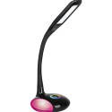 Activejet LED desk lamp VENUS BLACK with RGB base
