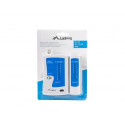 Lanberg NT-0401 võrgukaabli tester UTP/STP kaabli tester sinine, valge