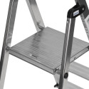 Krause Solidy Folding ladder silver