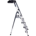 Krause Secury Folding ladder silver