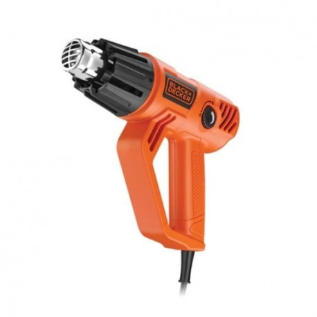 Black & Decker KX2001-QS kuumapuhur 500 l/min 600 °C 2000 W must, punane