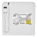 KRUX DVD Protable Drive White