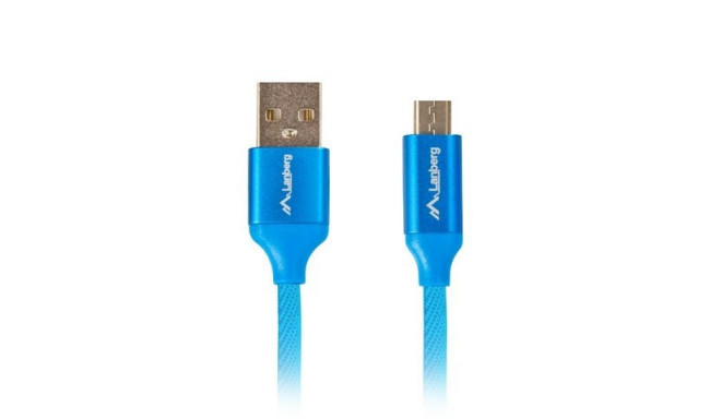 LANBERG USB 2.0 Micro-B (M) - A (M) 1m kaabel QC