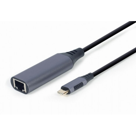 Gembird A-USB3C-LAN-01 sülearvuti dokk/portide replikator USB 3.2 Gen 1 (3.1 Gen 1) Type-C must, hal