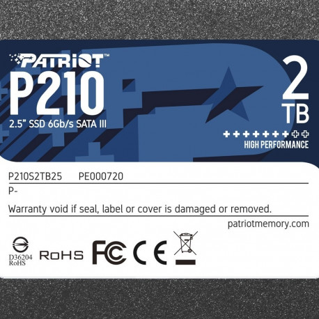 Patriot Memory P210 2.5" 2000 GB Serial ATA III