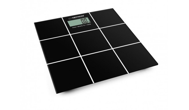 Esperanza EBS004 personal scale Rectangle Black Electronic personal scale