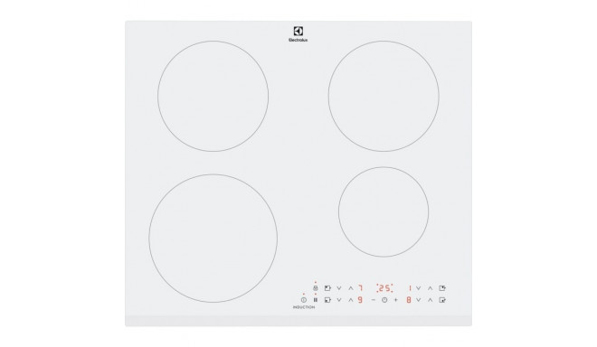 Electrolux LIR60430BW White Built-in 60 cm Zone induction hob 4 zone(s)